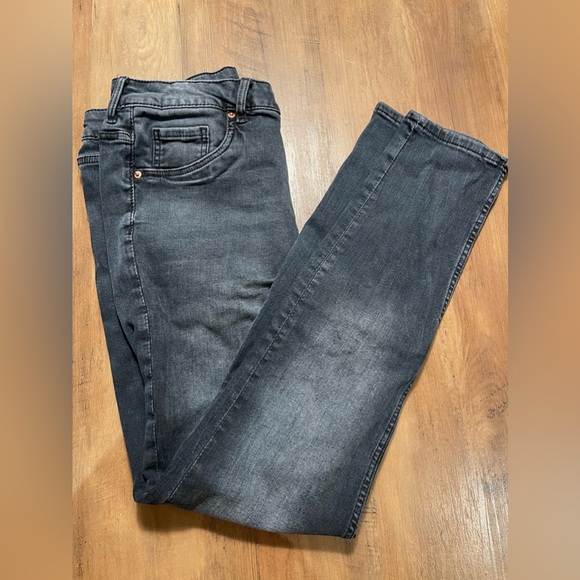 Blue high waisted tight and elastic jeans - Picture 3 of 9